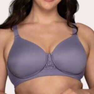 NEW / NWT - Vanity Fair Full Figure Wireless Smoothing Bra Style: 71380 Lavender